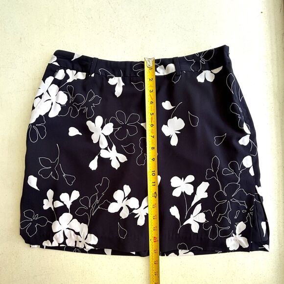 Tehama Nancy Haley Women Sz 10 Golf Skort Floral Tenniscore Athletic Athleisure - Picture 3 of 8